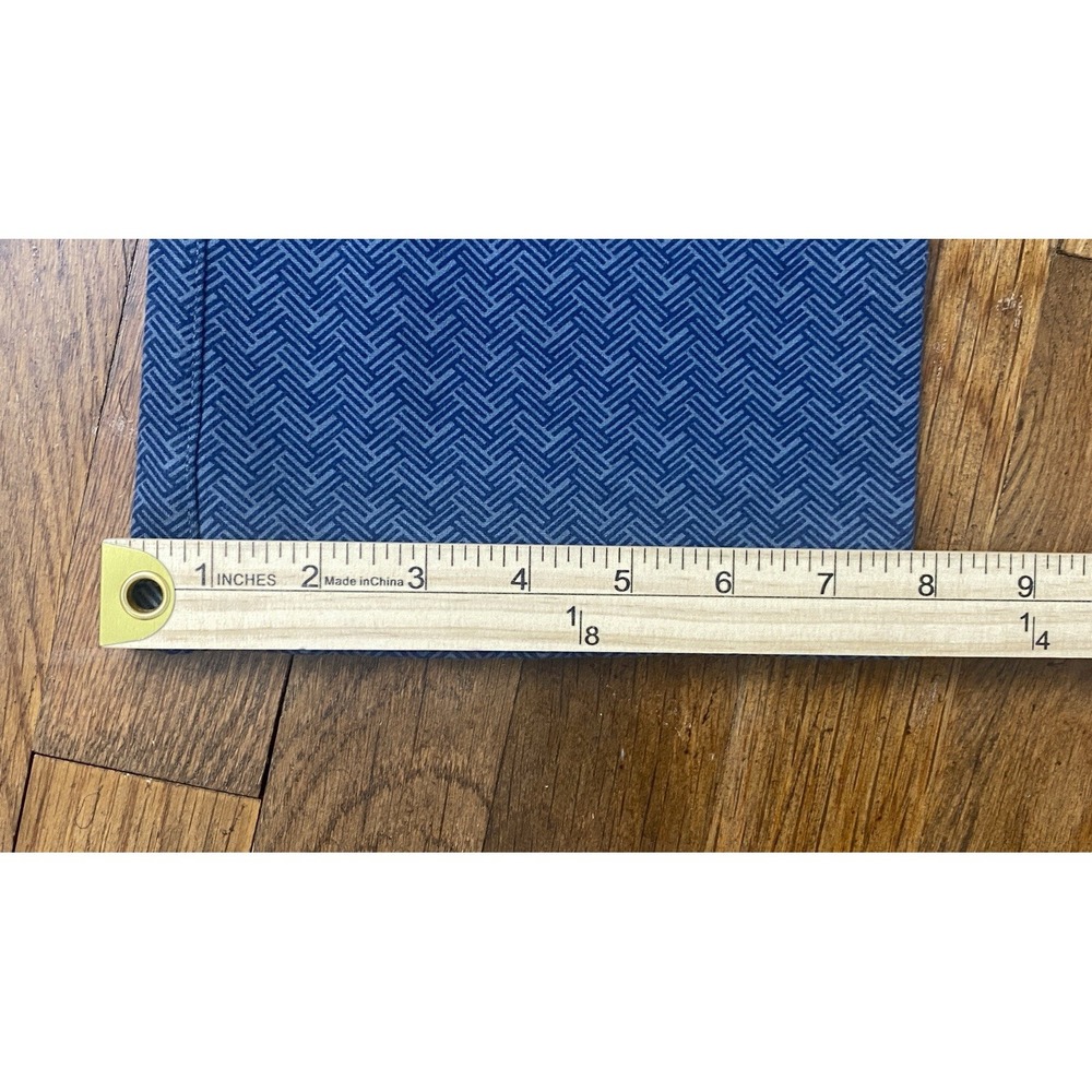 Betabrand Yoga Dress Pants Size‎ Large Two Pocket Blue Herringbone Athleisure - Picture 8 of 10
